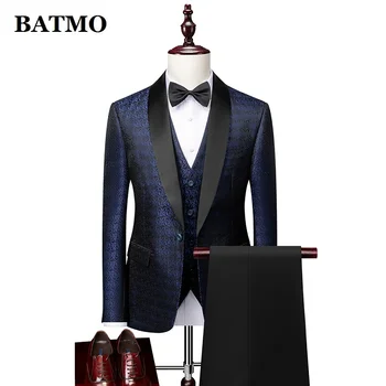 BATMO 2023 nový príchod jari bežné obleky mužov,mužov, svadobné šaty,bundy+nohavice+vesta,1755
